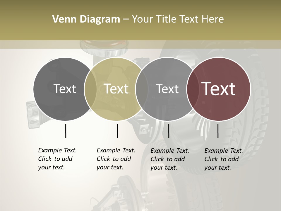 Racing Rouage Disc PowerPoint Template