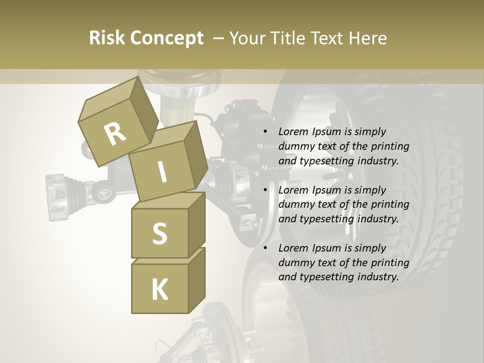 Racing Rouage Disc PowerPoint Template