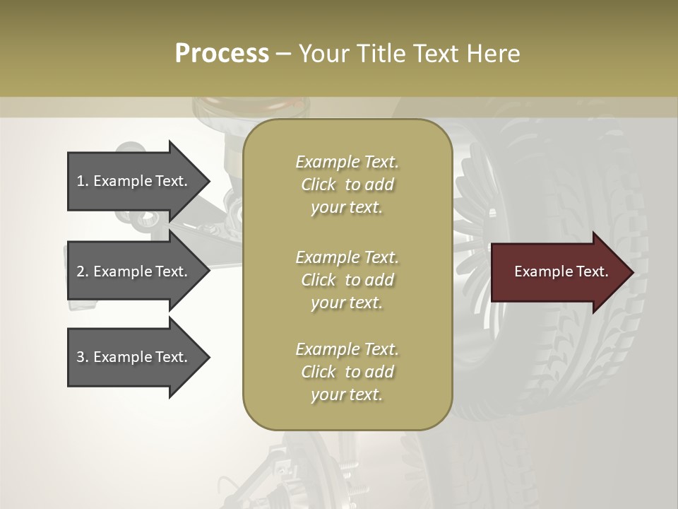 Racing Rouage Disc PowerPoint Template