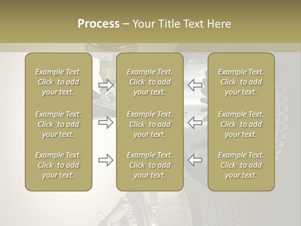 Racing Rouage Disc PowerPoint Template