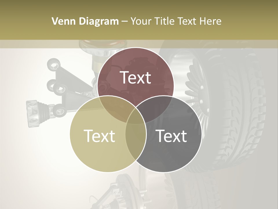 Racing Rouage Disc PowerPoint Template