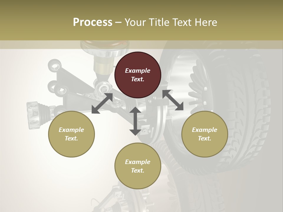 Racing Rouage Disc PowerPoint Template