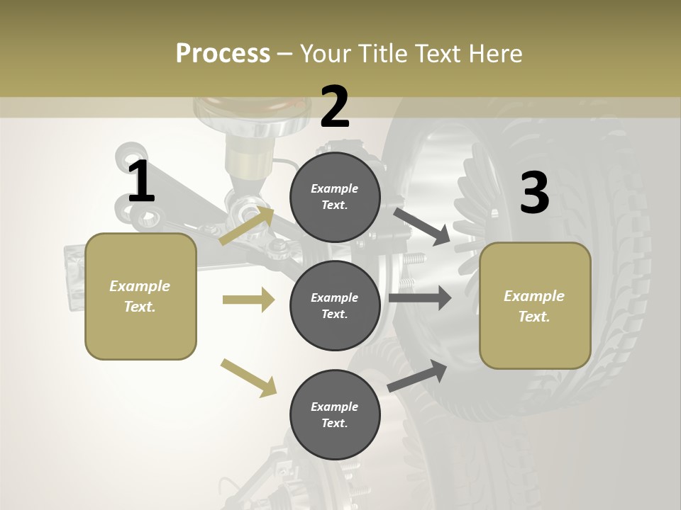 Racing Rouage Disc PowerPoint Template