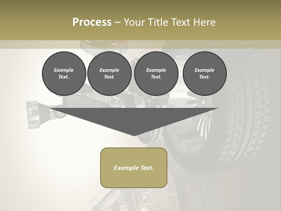Racing Rouage Disc PowerPoint Template