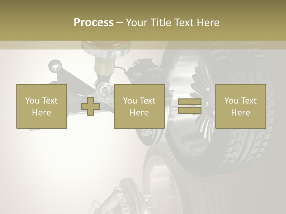 Racing Rouage Disc PowerPoint Template
