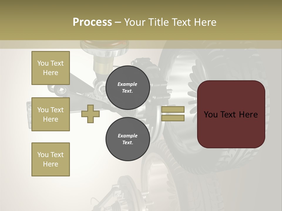 Racing Rouage Disc PowerPoint Template