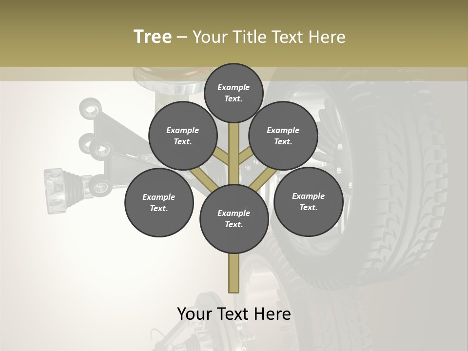 Racing Rouage Disc PowerPoint Template