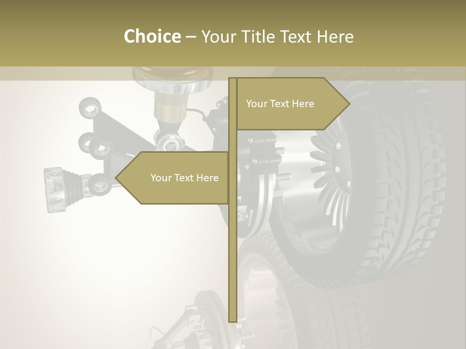 Racing Rouage Disc PowerPoint Template