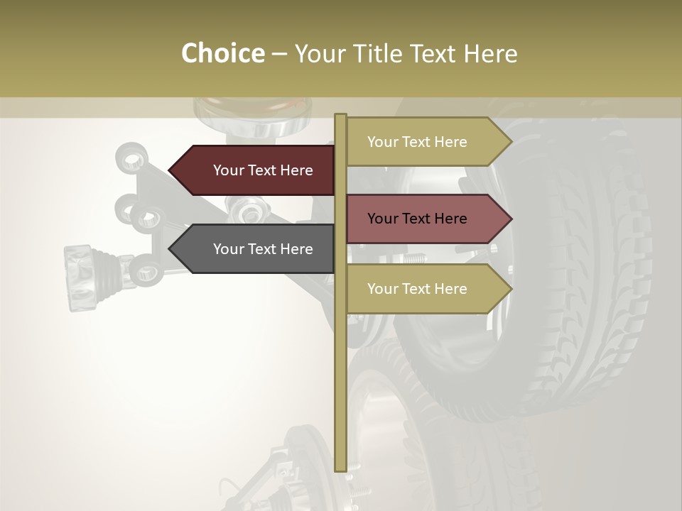 Racing Rouage Disc PowerPoint Template