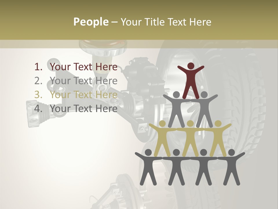 Racing Rouage Disc PowerPoint Template