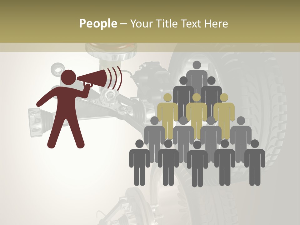 Racing Rouage Disc PowerPoint Template