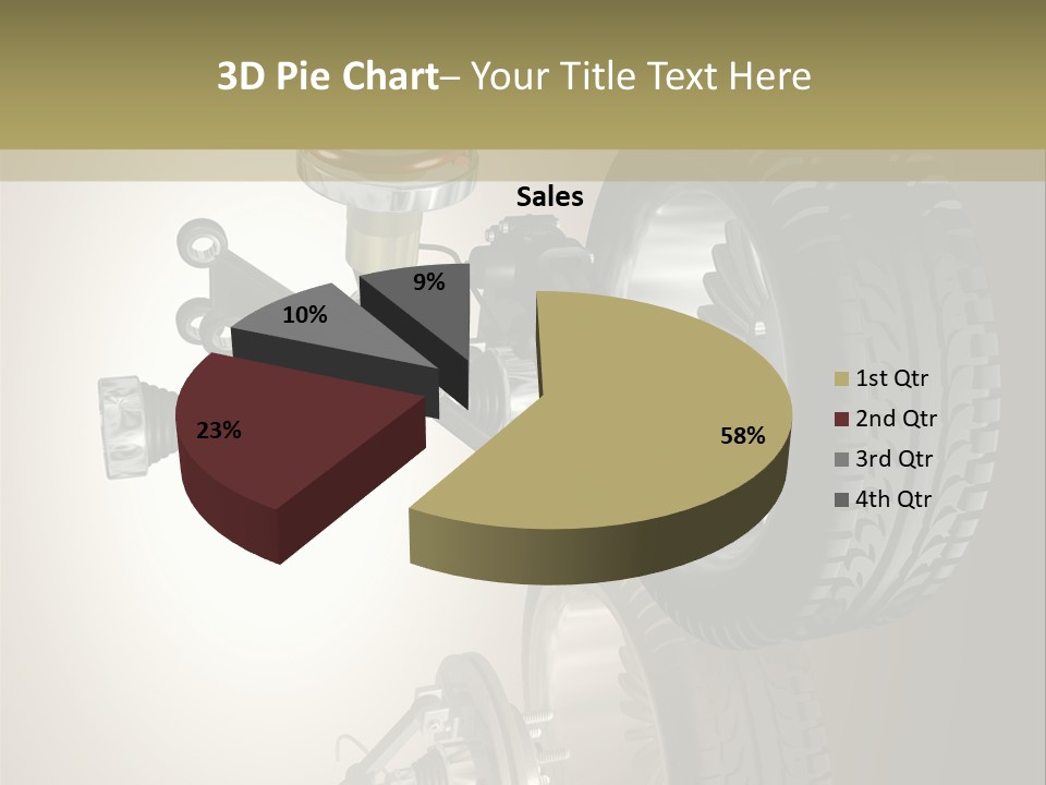 Racing Rouage Disc PowerPoint Template