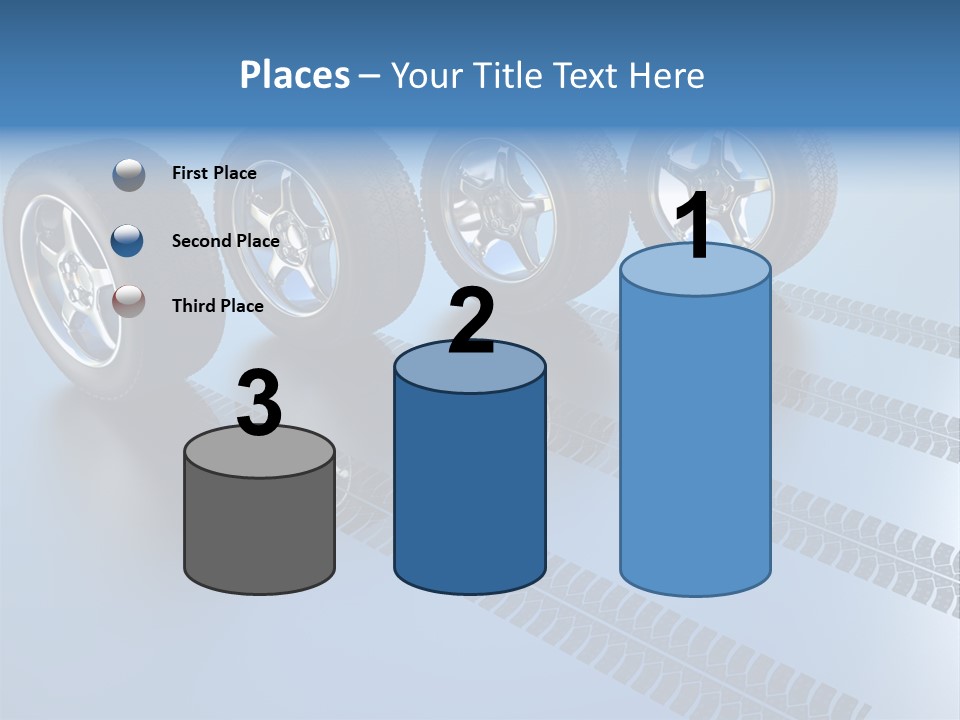 Wheel Tyre Round PowerPoint Template