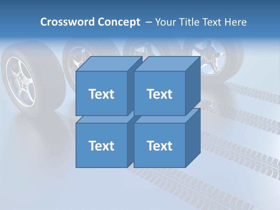 Wheel Tyre Round PowerPoint Template