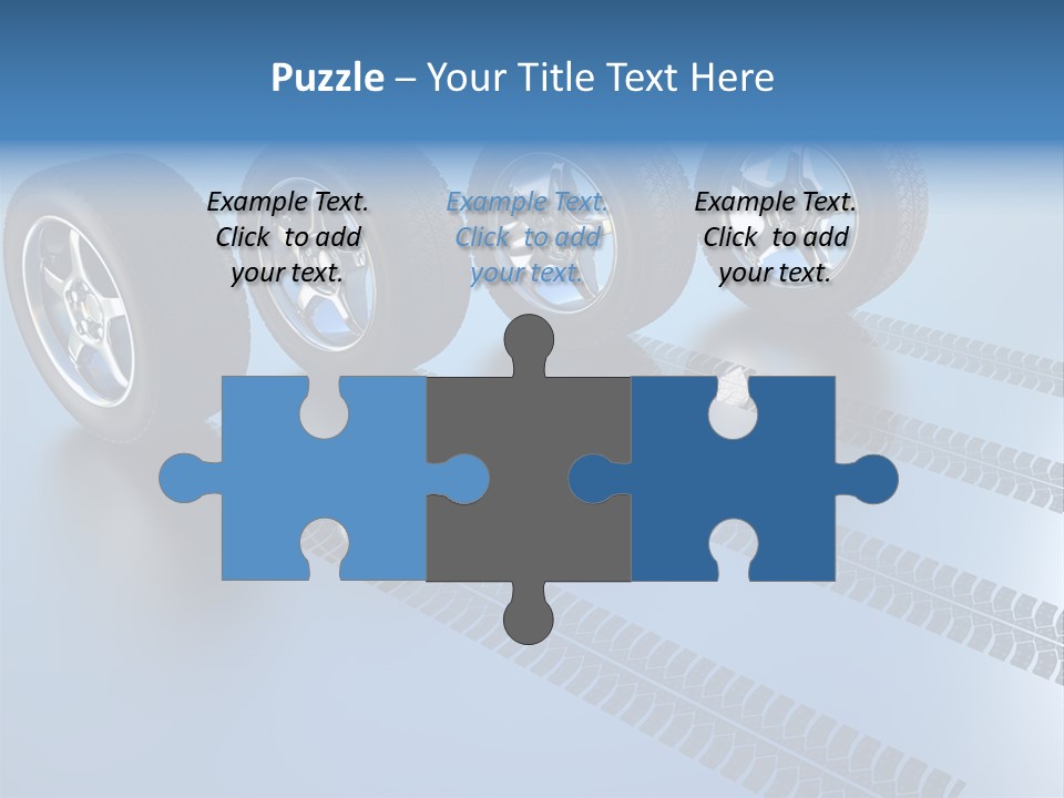 Wheel Tyre Round PowerPoint Template