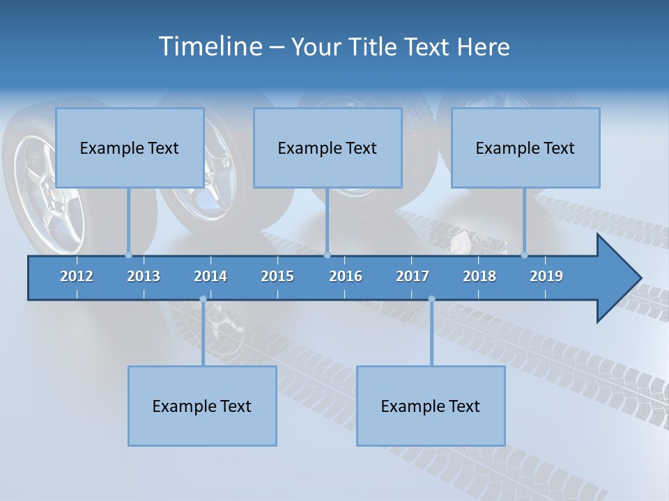 Wheel Tyre Round PowerPoint Template