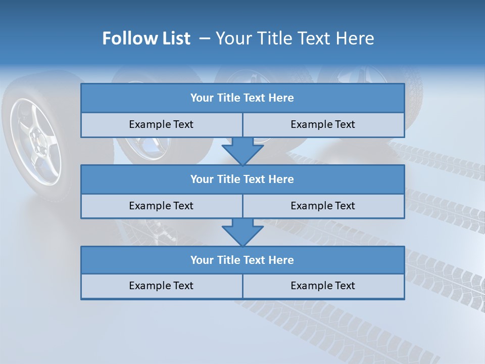 Wheel Tyre Round PowerPoint Template