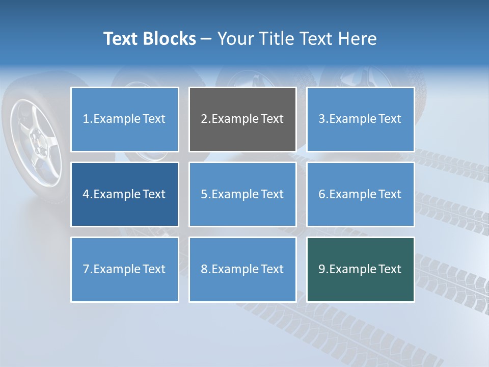 Wheel Tyre Round PowerPoint Template