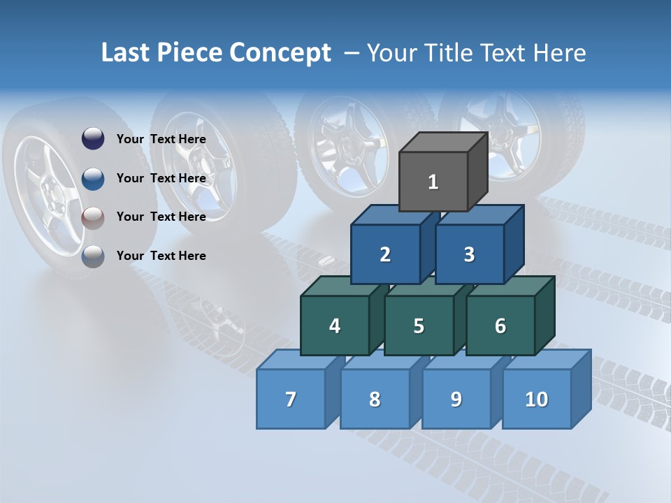 Wheel Tyre Round PowerPoint Template