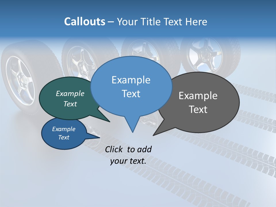 Wheel Tyre Round PowerPoint Template