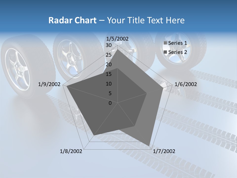 Wheel Tyre Round PowerPoint Template