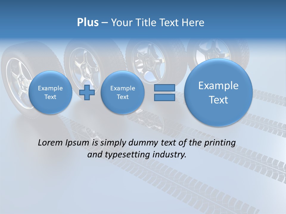 Wheel Tyre Round PowerPoint Template