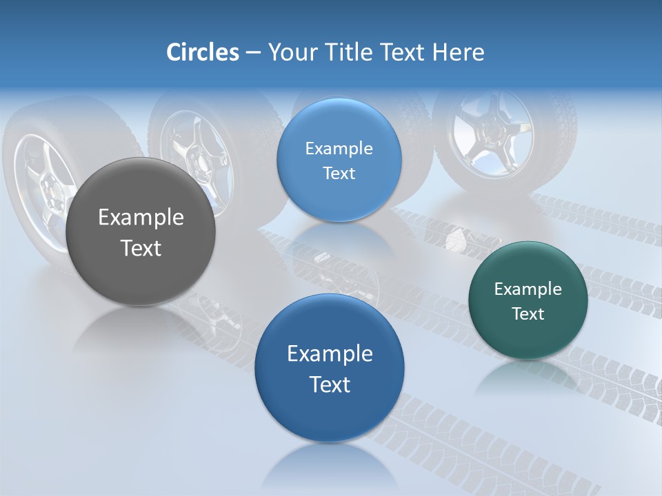 Wheel Tyre Round PowerPoint Template