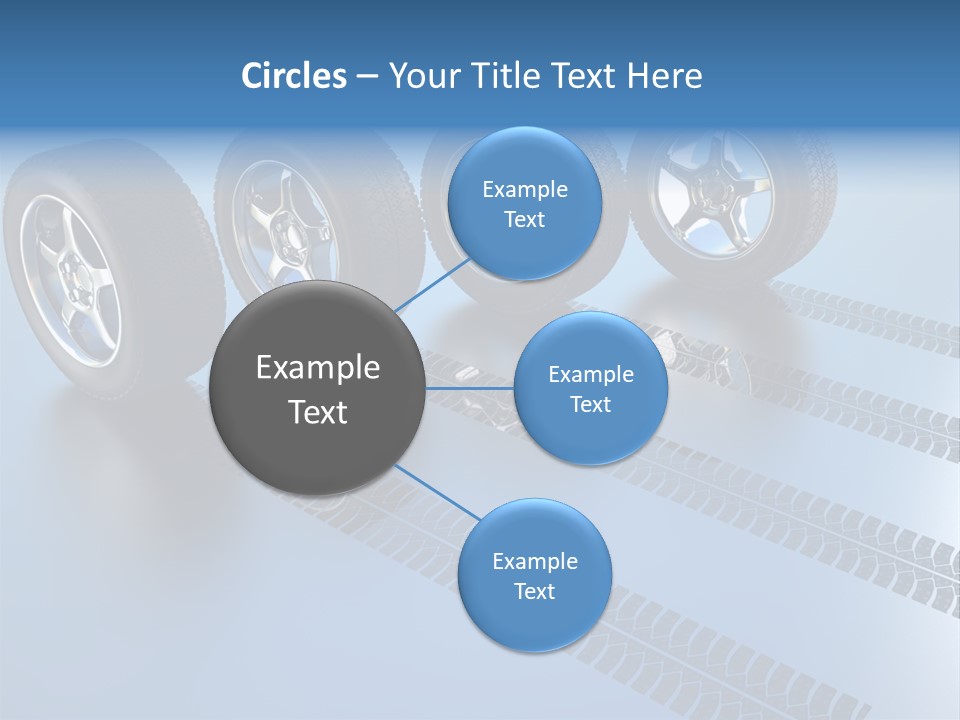Wheel Tyre Round PowerPoint Template
