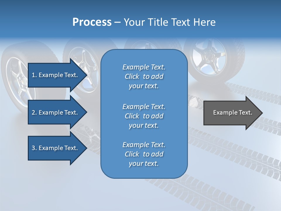 Wheel Tyre Round PowerPoint Template