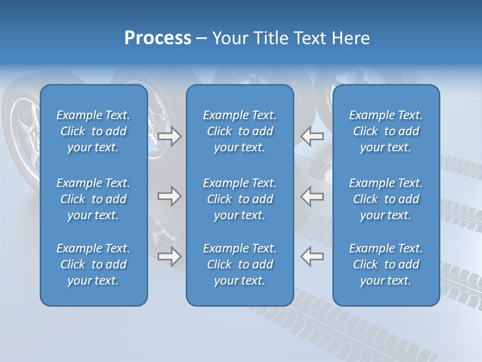 Wheel Tyre Round PowerPoint Template