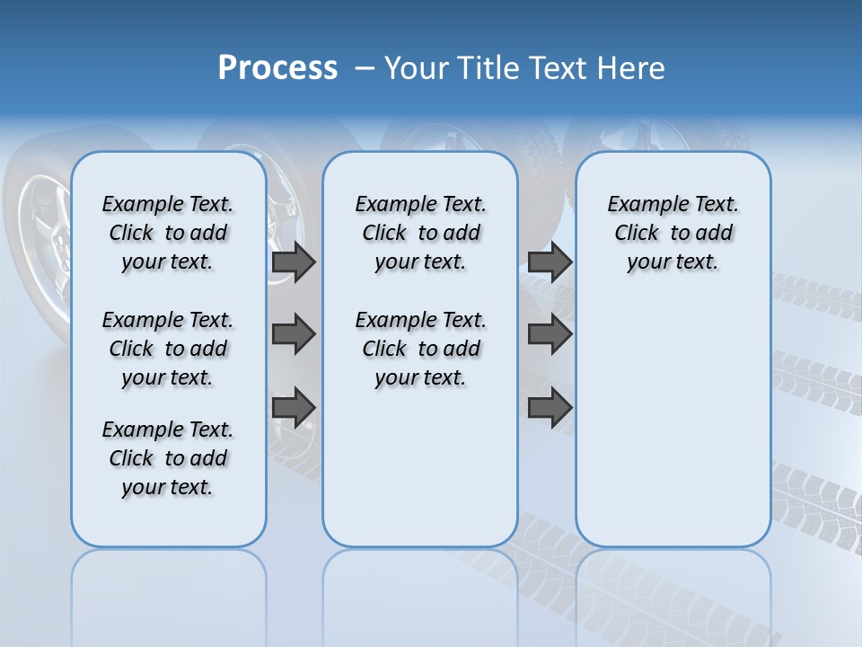Wheel Tyre Round PowerPoint Template
