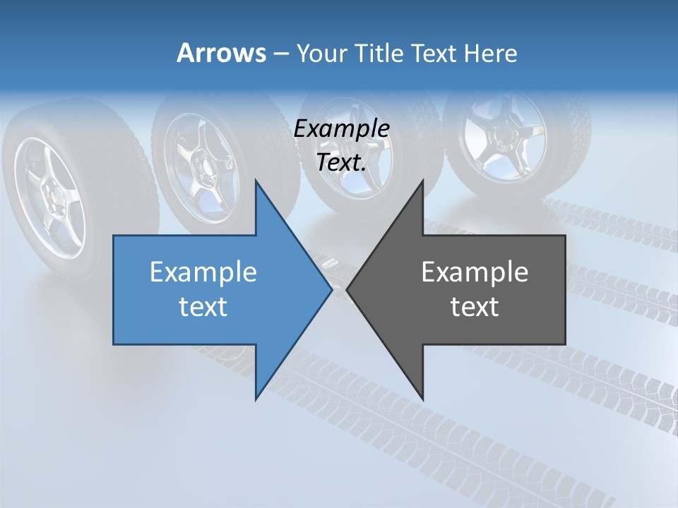 Wheel Tyre Round PowerPoint Template