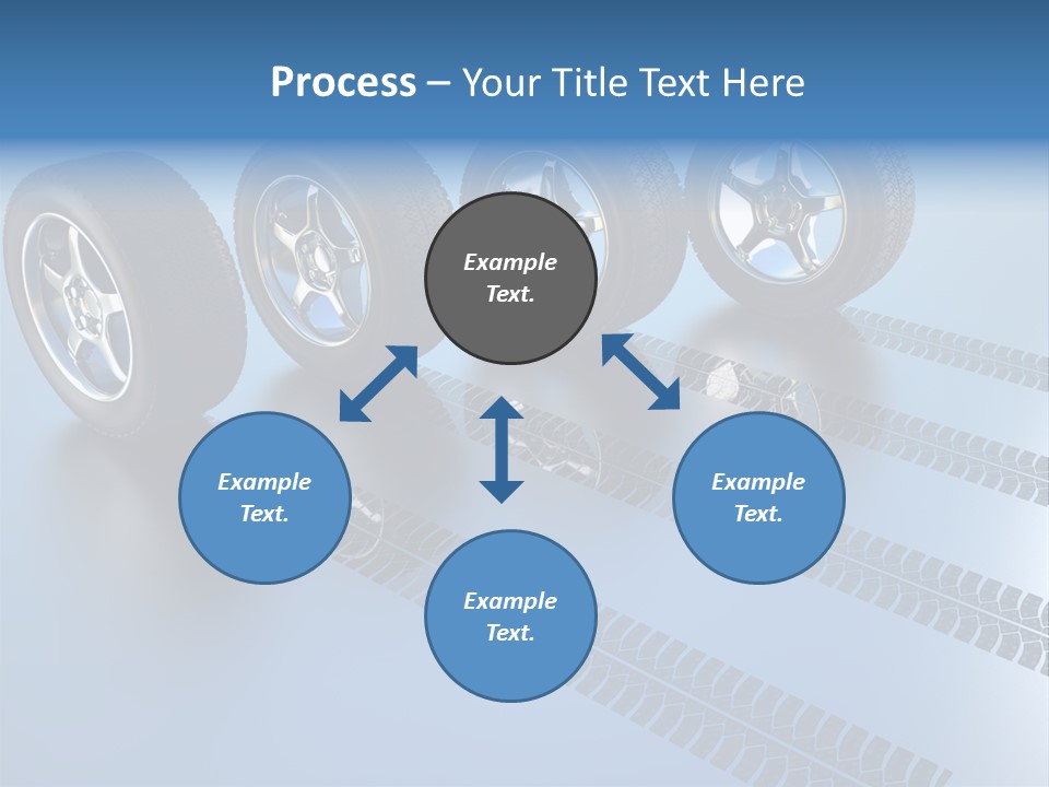 Wheel Tyre Round PowerPoint Template