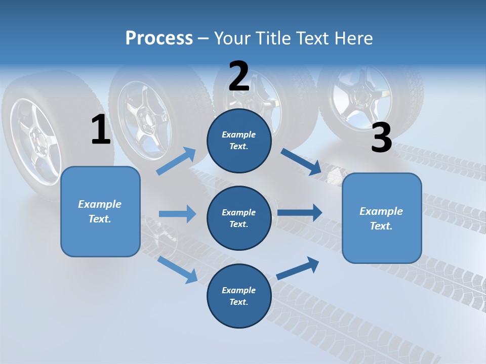 Wheel Tyre Round PowerPoint Template