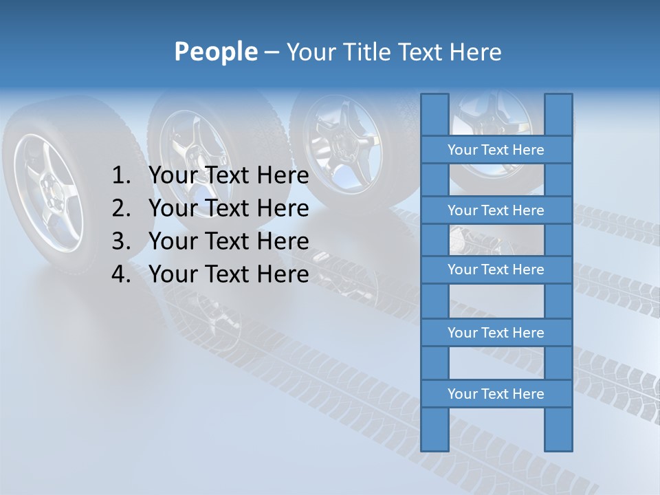 Wheel Tyre Round PowerPoint Template