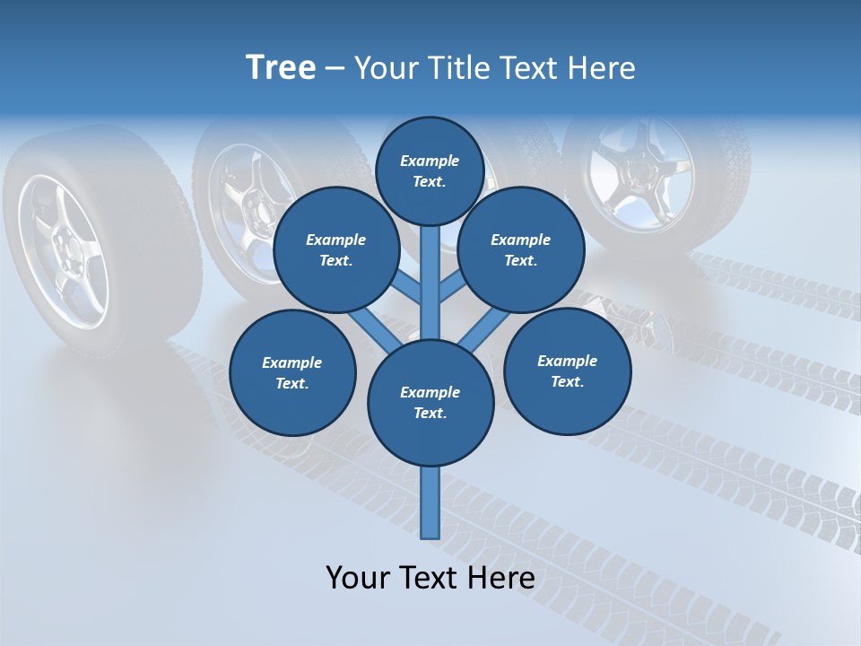 Wheel Tyre Round PowerPoint Template