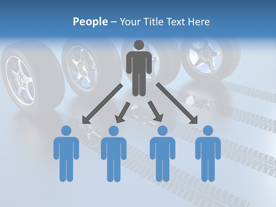 Wheel Tyre Round PowerPoint Template