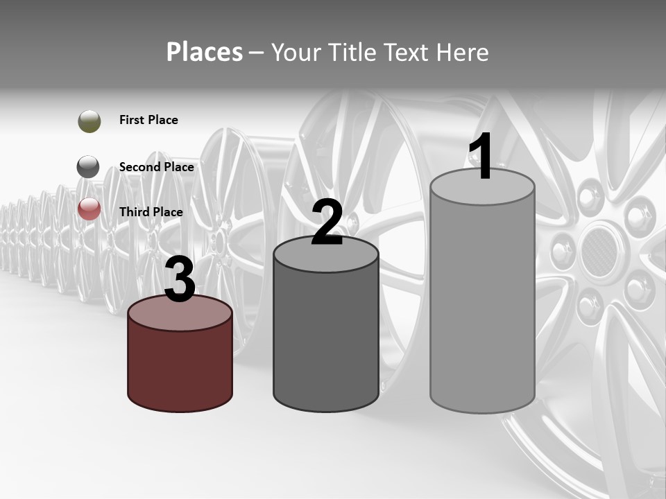 Silver Drive Fiber PowerPoint Template