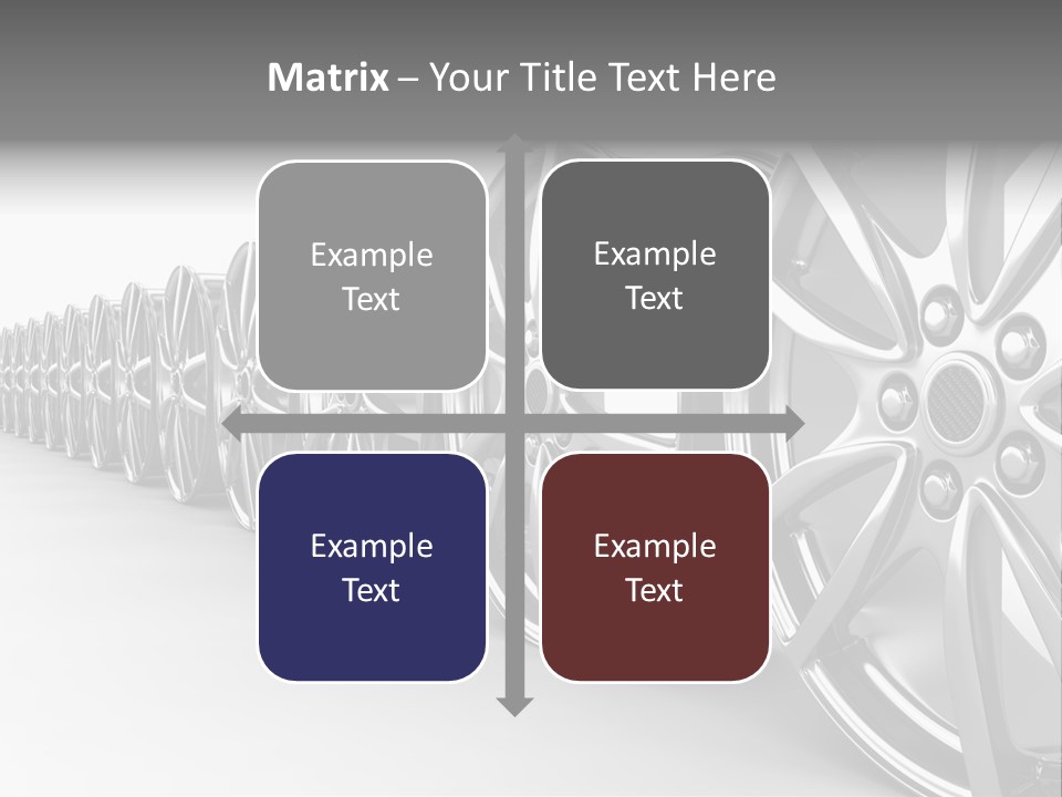 Silver Drive Fiber PowerPoint Template