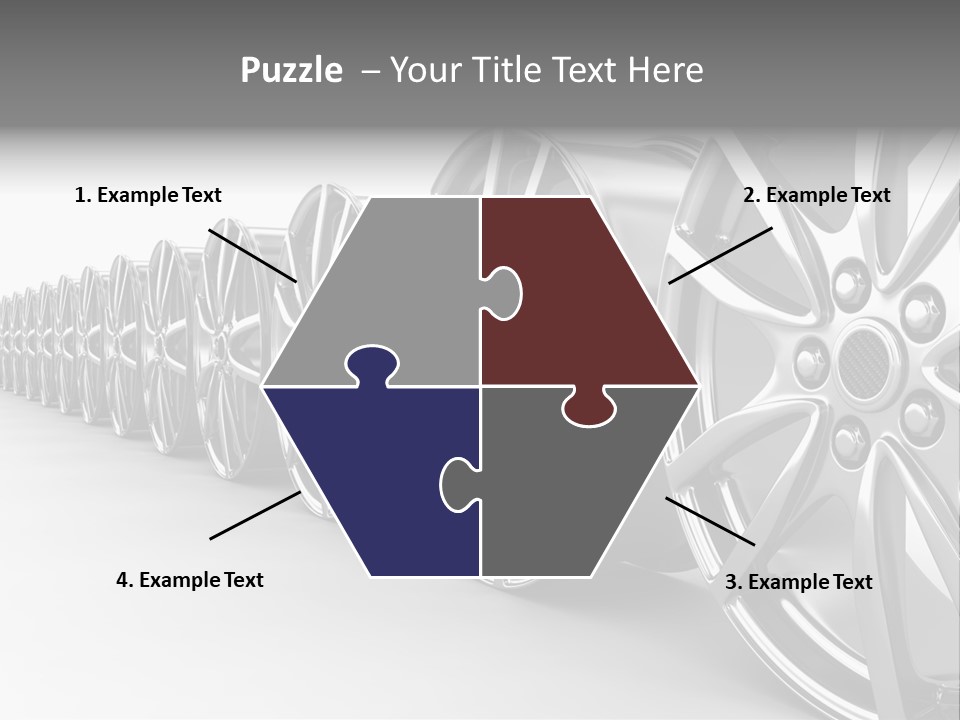 Silver Drive Fiber PowerPoint Template