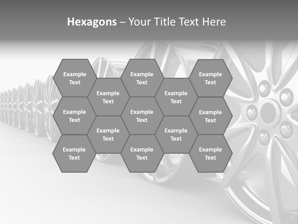 Silver Drive Fiber PowerPoint Template