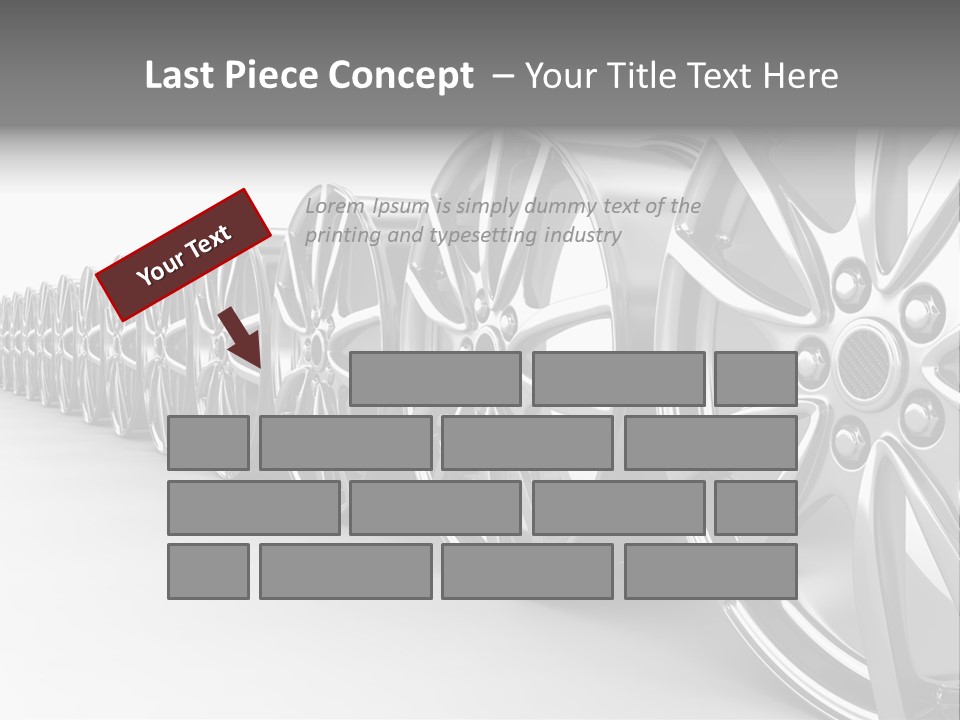 Silver Drive Fiber PowerPoint Template