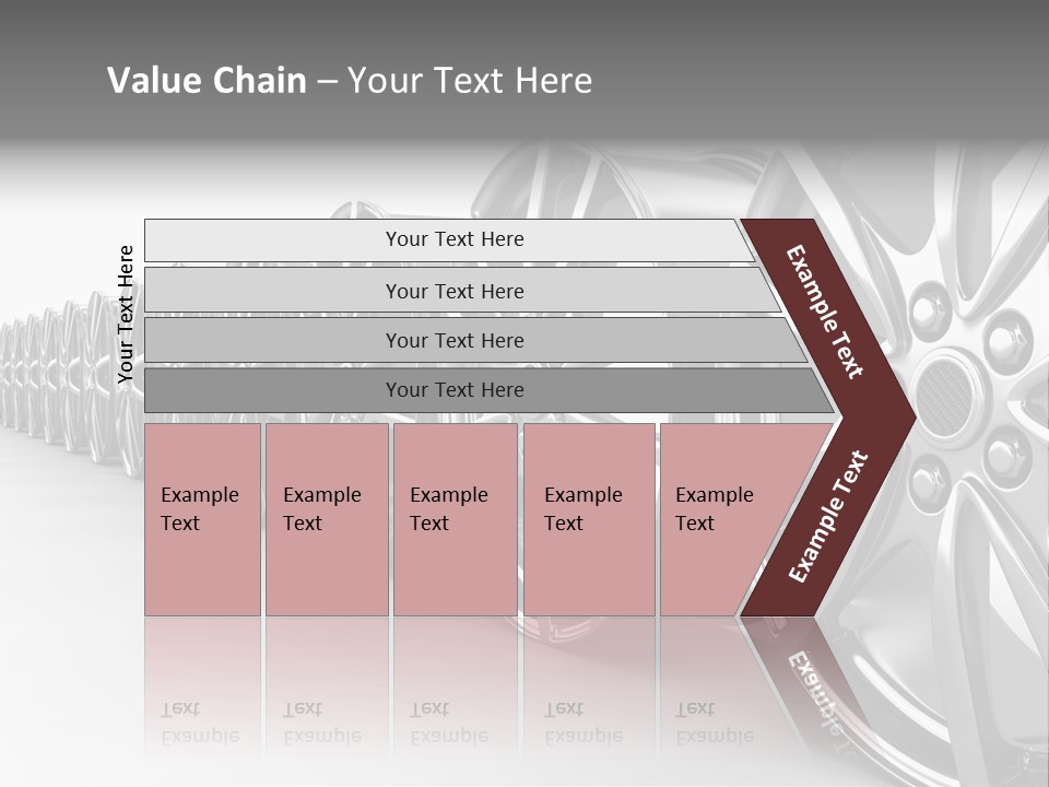 Silver Drive Fiber PowerPoint Template
