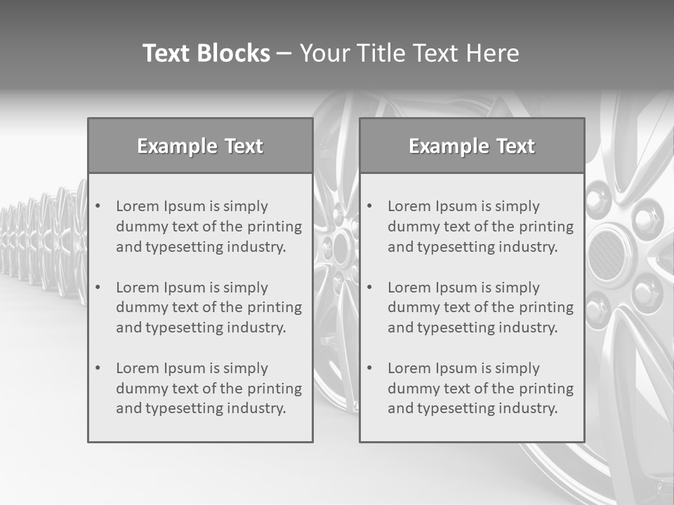 Silver Drive Fiber PowerPoint Template