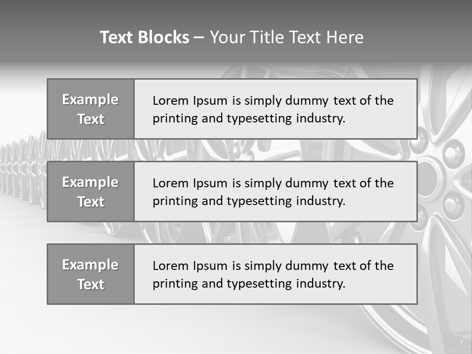 Silver Drive Fiber PowerPoint Template
