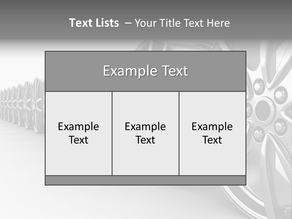 Silver Drive Fiber PowerPoint Template