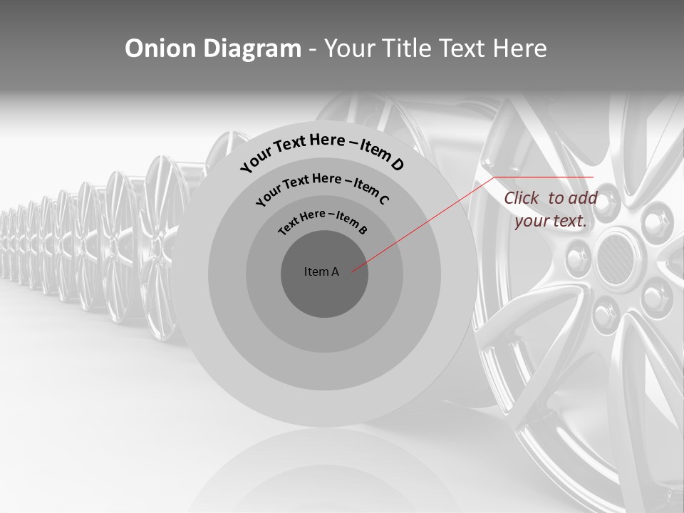 Silver Drive Fiber PowerPoint Template