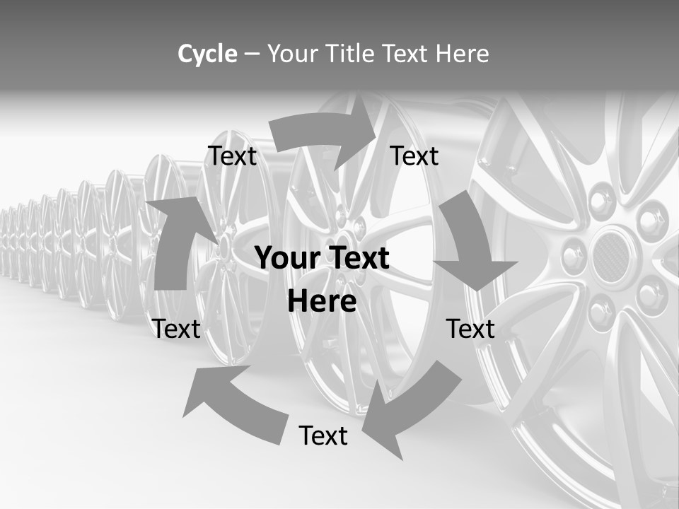 Silver Drive Fiber PowerPoint Template