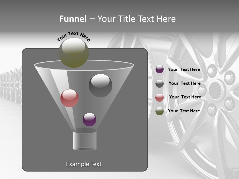 Silver Drive Fiber PowerPoint Template