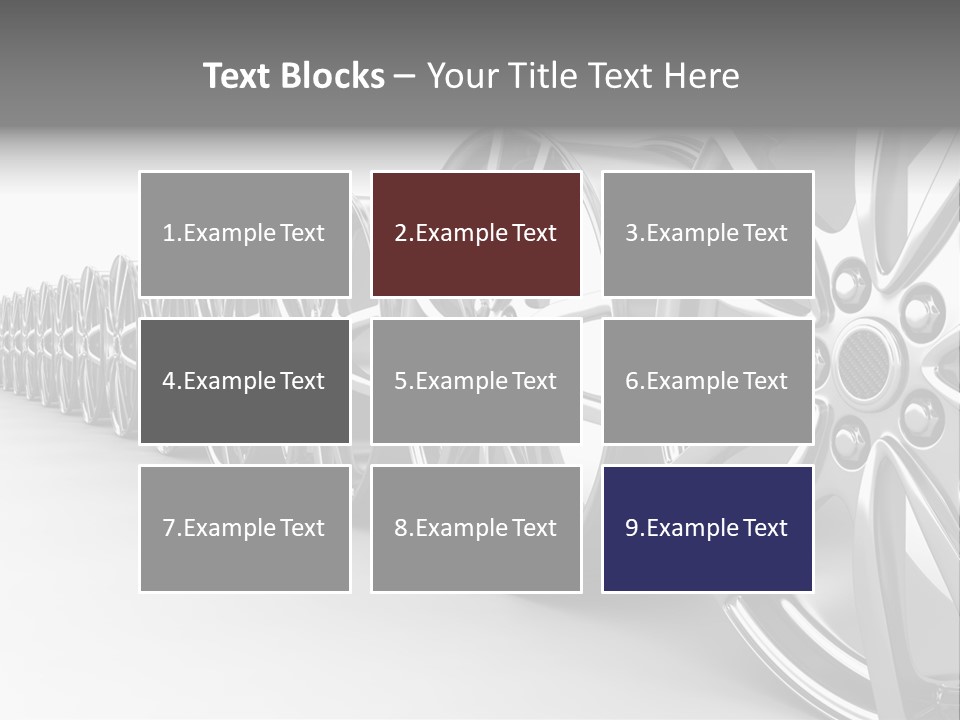 Silver Drive Fiber PowerPoint Template